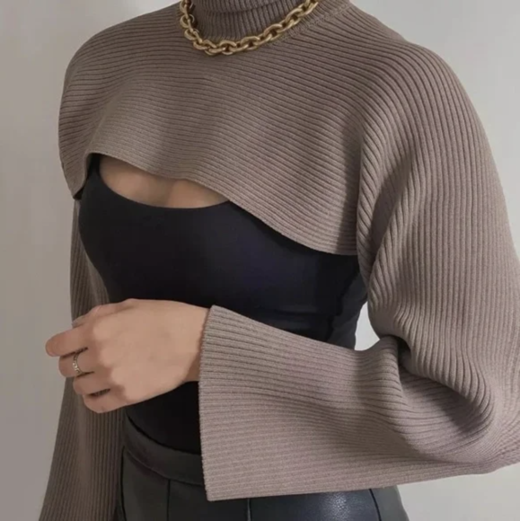 Cropped Knit Shrugs
